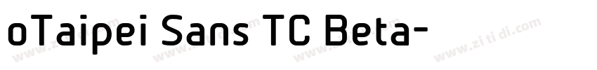 oTaipei Sans TC Beta字体转换